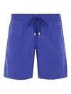 Vilebrequin Men`s Solid Color Swim Shorts In Blue