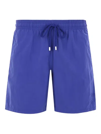Vilebrequin Recycled Nylon Swim Shorts With Elastic Waistband In Brown