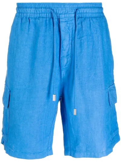 Vilebrequin Logo-patch Swim Shorts In Blue