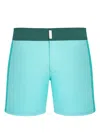 Vilebrequin Logo-patch Swim Shorts In Blue