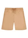 Vilebrequin Logo-patch Swim Shorts In Brown