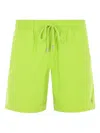 Vilebrequin Mens Lime Moorea Graphic-print Swim Shorts In Green