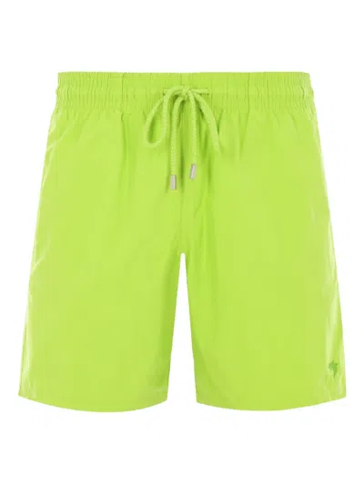 VILEBREQUIN LOGO-PATCH SWIM SHORTS