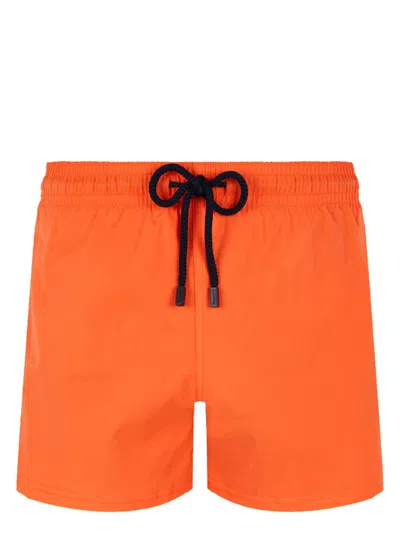 VILEBREQUIN LOGO-PATCH SWIM SHORTS