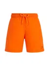Vilebrequin Embroidered-detail Swim Shorts In Orange