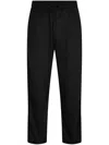 Vilebrequin Logo-patch Track Pants In Black