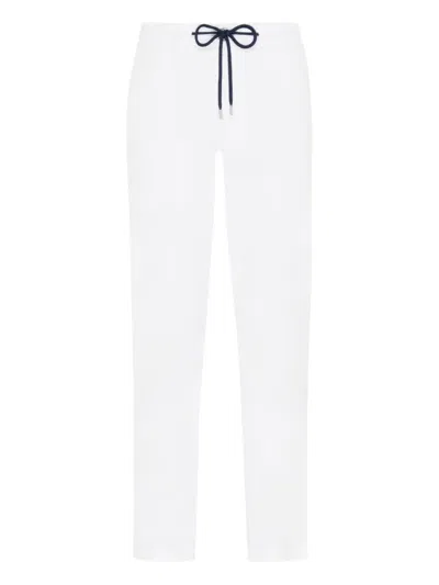Vilebrequin Logo-patch Track Pants In White