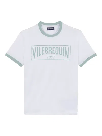 Vilebrequin Logo-print Crew-neck T-shirt In White