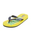 Vilebrequin Logo-print Flip Flops In Yellow