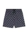 Vilebrequin Logo-print Swim Shorts In 蓝色