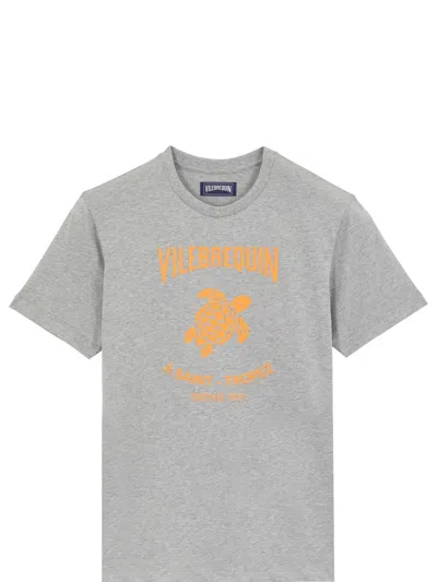 Vilebrequin Logo-print T-shirt In Grey