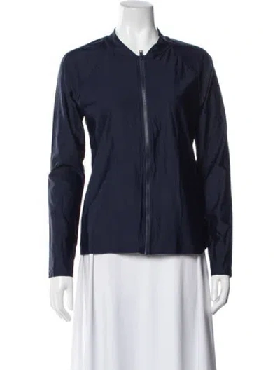 Pre-owned Vilebrequin Long Sleeve Button-up Top In Blue