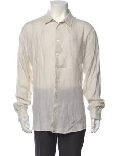 Pre-owned Vilebrequin Long Sleeve Dress Shirt In Neutrals