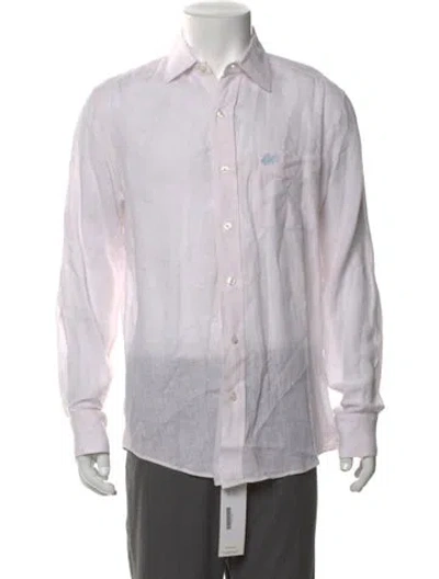 Pre-owned Vilebrequin Long Sleeve Dress Shirt In White