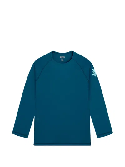 Vilebrequin Long-sleeve Logo Rashguard In Blue
