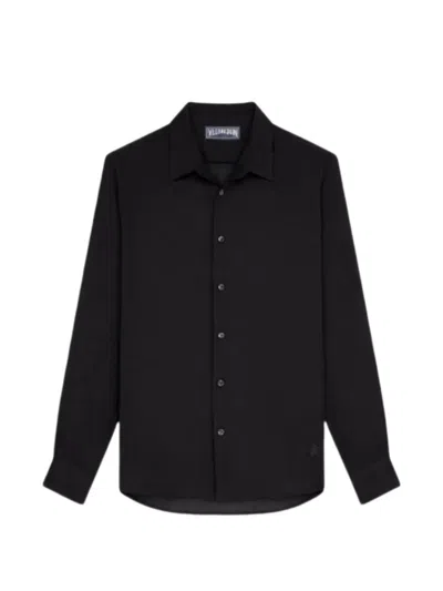 Vilebrequin Long-sleeve Shirt In Black