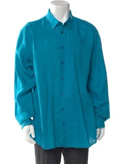 Pre-owned Vilebrequin Long Sleeve Shirt In Blue