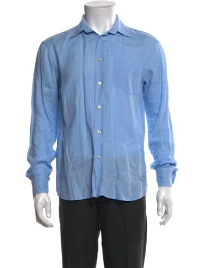 Pre-owned Vilebrequin Long Sleeve Shirt In Blue