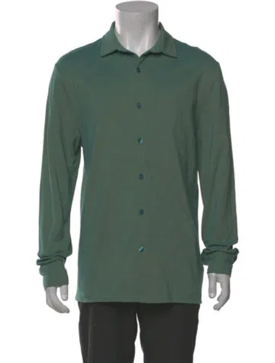 Pre-owned Vilebrequin Long Sleeve Shirt In Green
