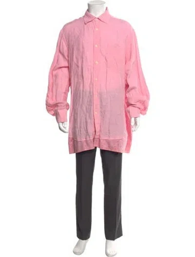 Pre-owned Vilebrequin Long Sleeve Shirt In Pink