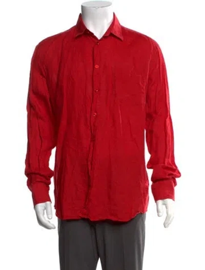 Pre-owned Vilebrequin Long Sleeve Shirt In Red