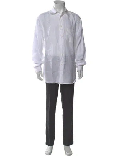 Pre-owned Vilebrequin Long Sleeve Shirt In White
