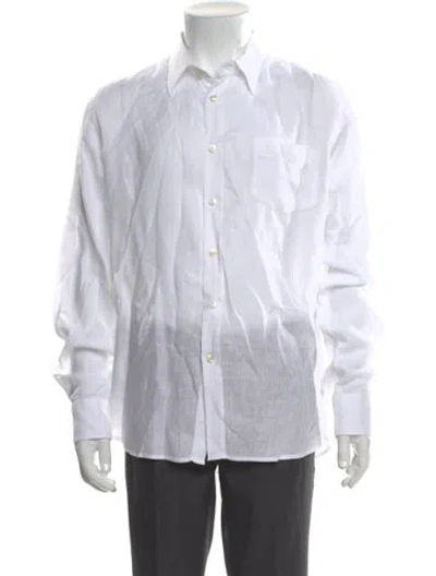 Pre-owned Vilebrequin Long Sleeve Shirt In White