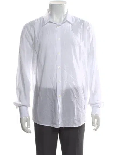 Pre-owned Vilebrequin Long Sleeve Shirt In White