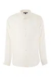 Vilebrequin Long-sleeved Linen Shirt In Neutral