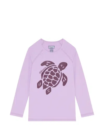 Vilebrequin Kids' Long-sleeved T-shirt In Purple