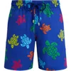 Vilebrequin Tortues Multicolor Elasticized Men`s Swim Shorts