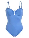 Vilebrequin Lucette Push-up Swimsuit In Blue