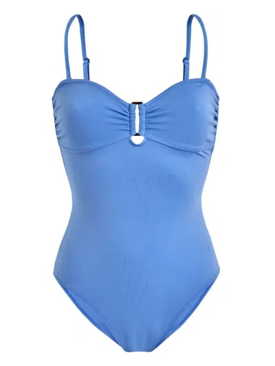 Vilebrequin Lucette Push-up Swimsuit In Blue