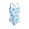Vilebrequin Crossed Back Straps One-piece Swimsuit Medusa And Shells