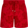 Vilebrequin Graphic-print Swim Shorts In Red