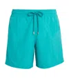 Vilebrequin Elasticated-waist Swim Shorts In Green