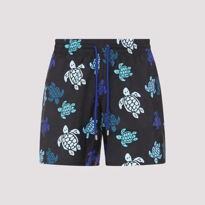 Vilebrequin Graphic-print Swim Shorts In Black