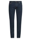 Vilebrequin Man Jeans Blue Size 34 Cotton, Elastomultiester In Blue