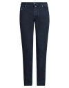 Vilebrequin Man Jeans Blue Size 34 Cotton, Elastomultiester In Blue