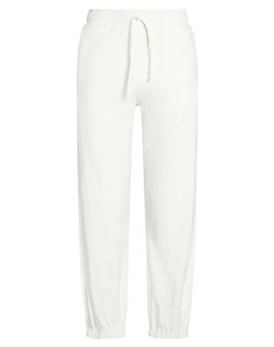 Vilebrequin Man Pants White Size M Cotton, Polyamide