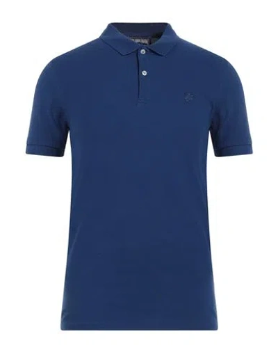 Vilebrequin Man Polo Shirt Blue Size S Cotton