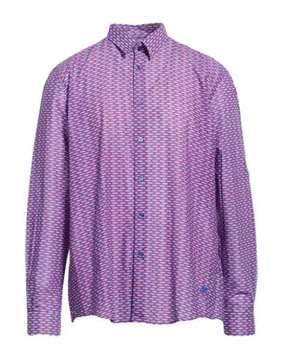 Vilebrequin Man Shirt Brick Size Xl Cotton In Red