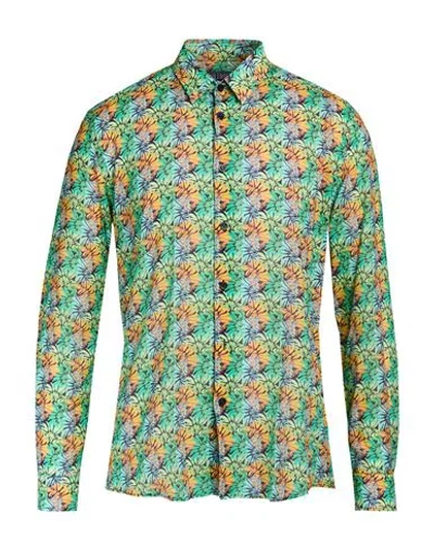 Vilebrequin Man Shirt Green Size Xl Cotton