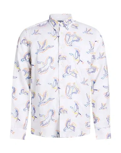 Vilebrequin Man Shirt White Size Xxxl Linen