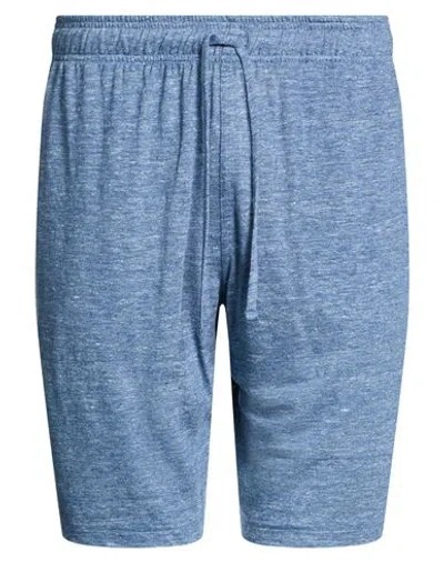 Vilebrequin Man Shorts & Bermuda Shorts Blue Size M Linen