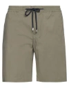 Vilebrequin Man Shorts & Bermuda Shorts Military Green Size 30 Cotton, Elastane