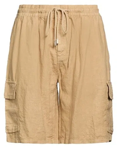Vilebrequin Man Shorts & Bermuda Shorts Sand Size Xxxl Linen In Beige