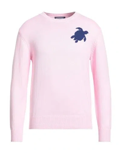 Vilebrequin Man Sweater Pink Size L Cotton, Cashmere
