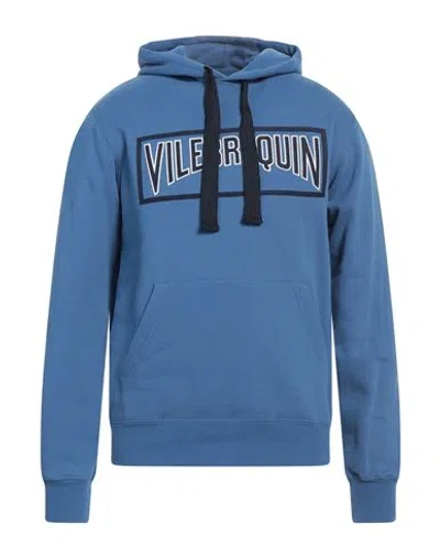 Vilebrequin Man Sweatshirt Pastel Blue Size L Cotton In Blue