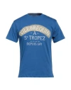 Vilebrequin Man T-shirt Blue Size Xl Cotton